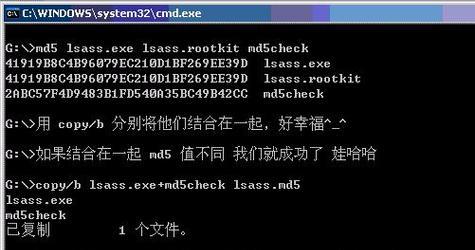 MD5校验教程（使用MD5校验算法验证数据的安全性）
